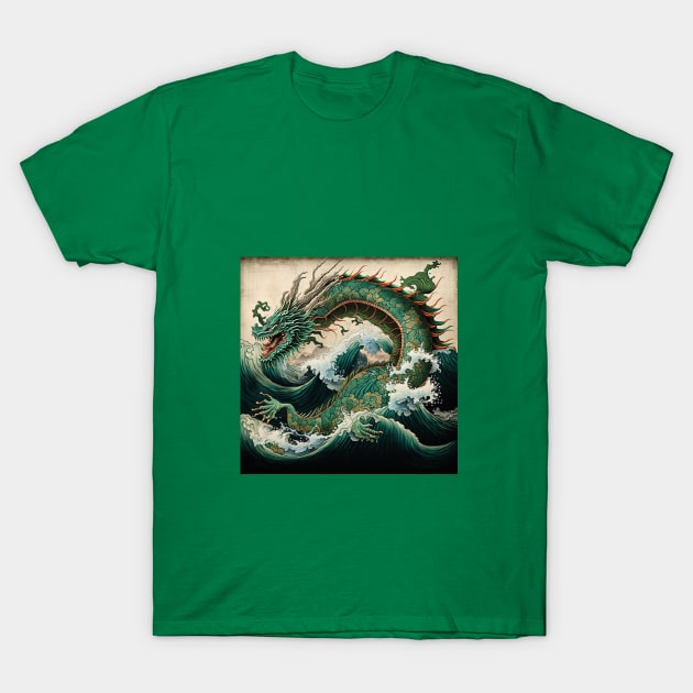 dragon wave T-Shirt by Shirtocracy